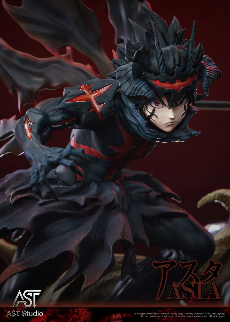 Black Clover – Asta Devil Form GK Statue – AST Studio - Image 2