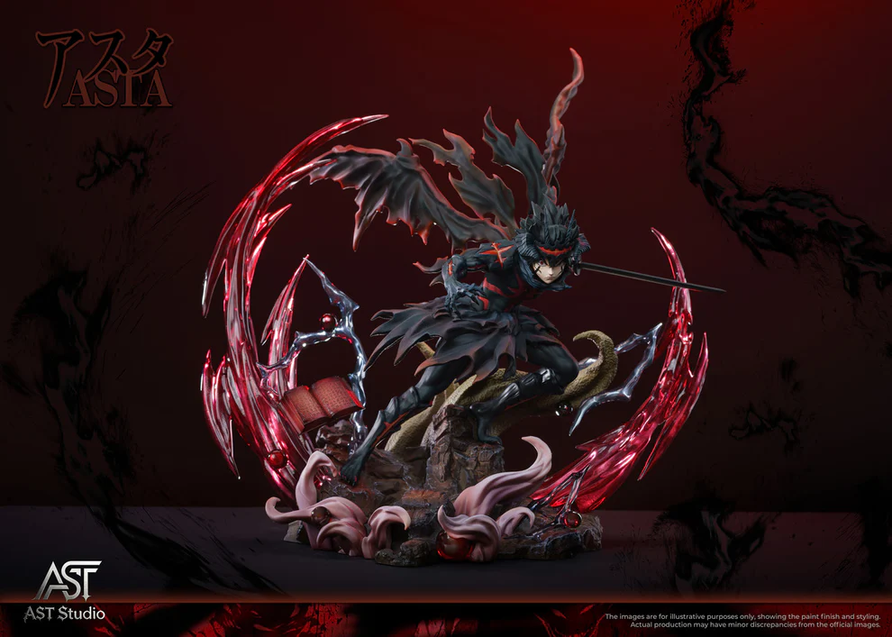 Black Clover – Asta Devil Form GK Statue – AST Studio - Image 4