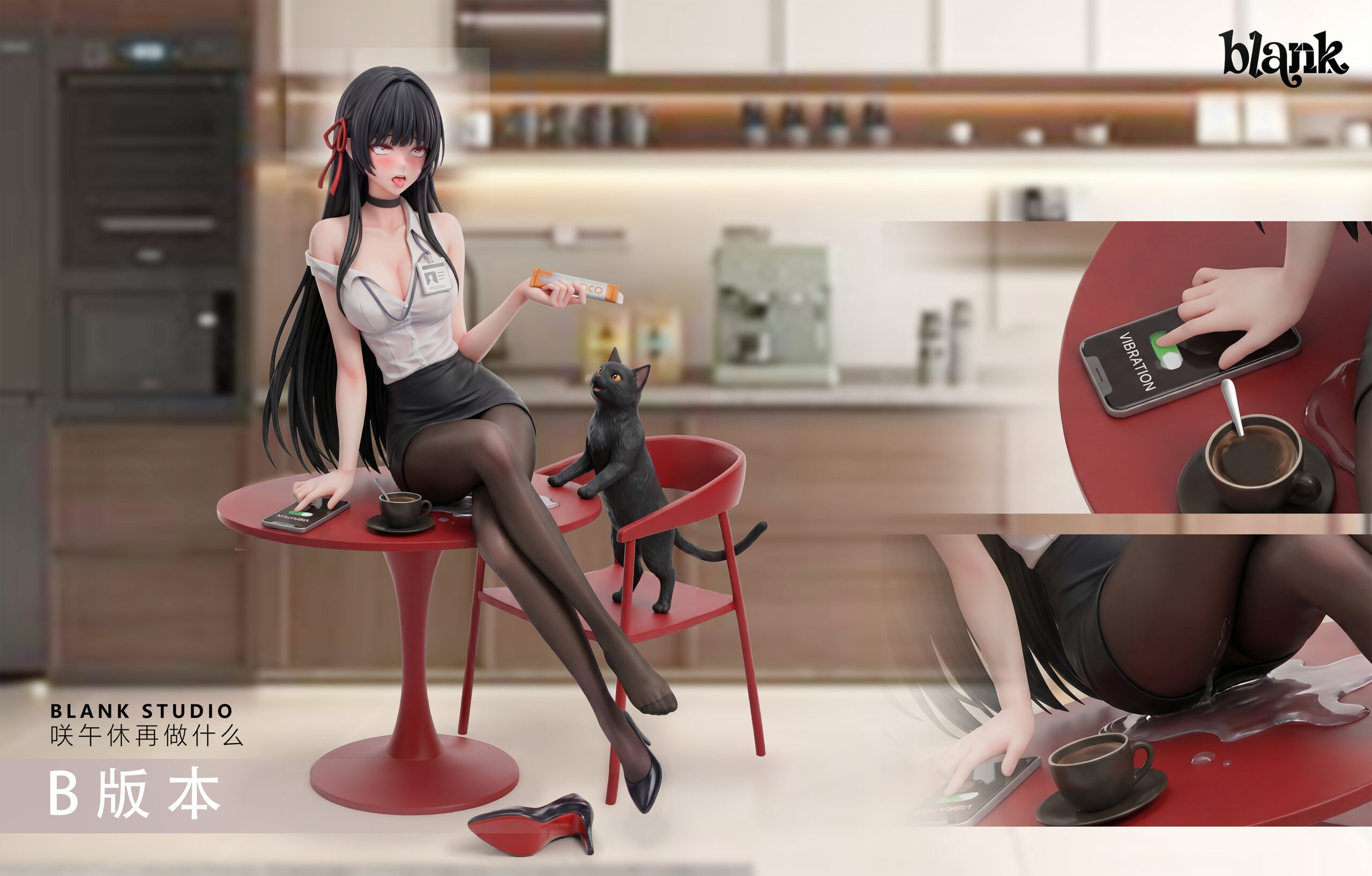 Blank Studio – Chisa Wuthering Waves | 1/5 Scale Resin Statue - Image 4