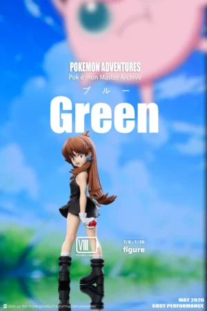 V3fanart Studio – Animation Special Trainer Series 4: Green Pokémon Trainer Resin Figure Collection