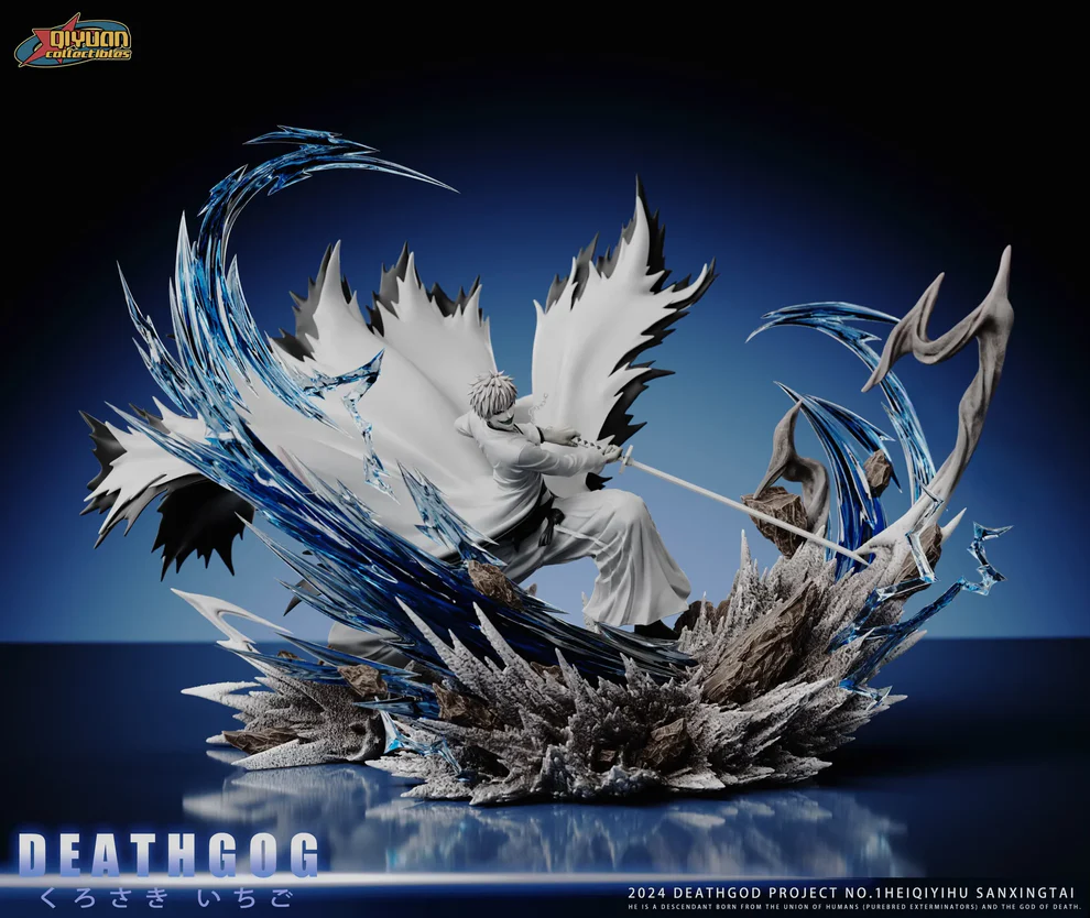 BLEACH – Ichigo Kurosaki “Getsuga Tenshō” 1/6 Scale Statue – Qiyuan Collectibles - Image 2