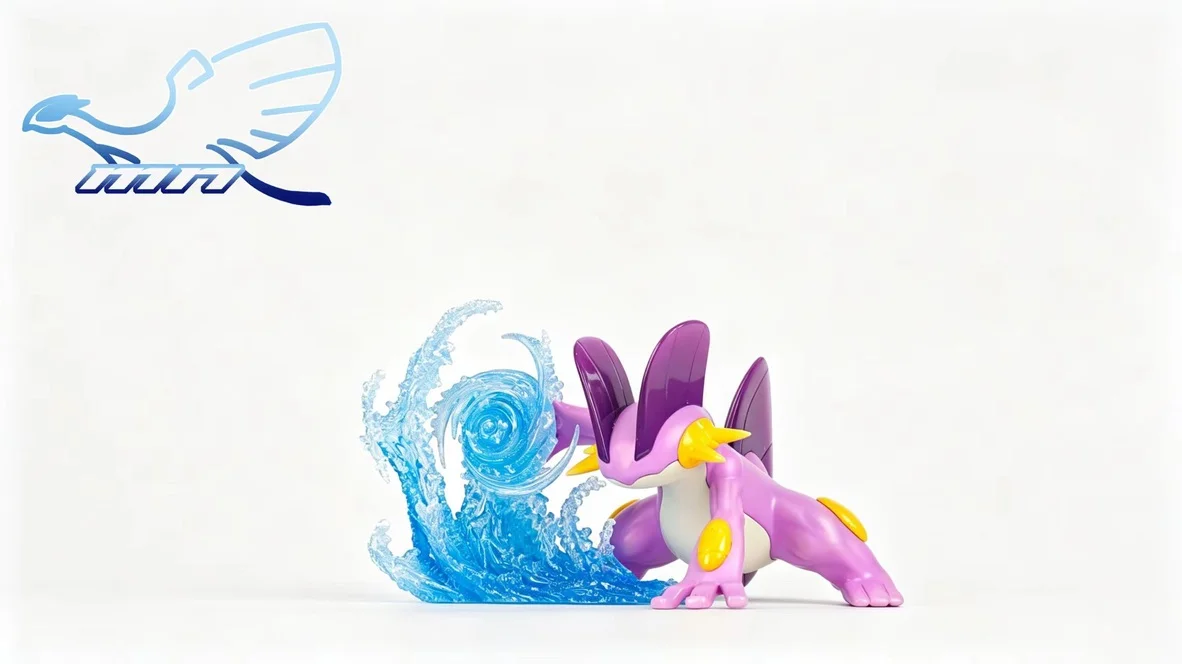 MN Studio – Swampert Evolution Set Pokémon 1/20 Scale Resin Diorama Collection - Image 7