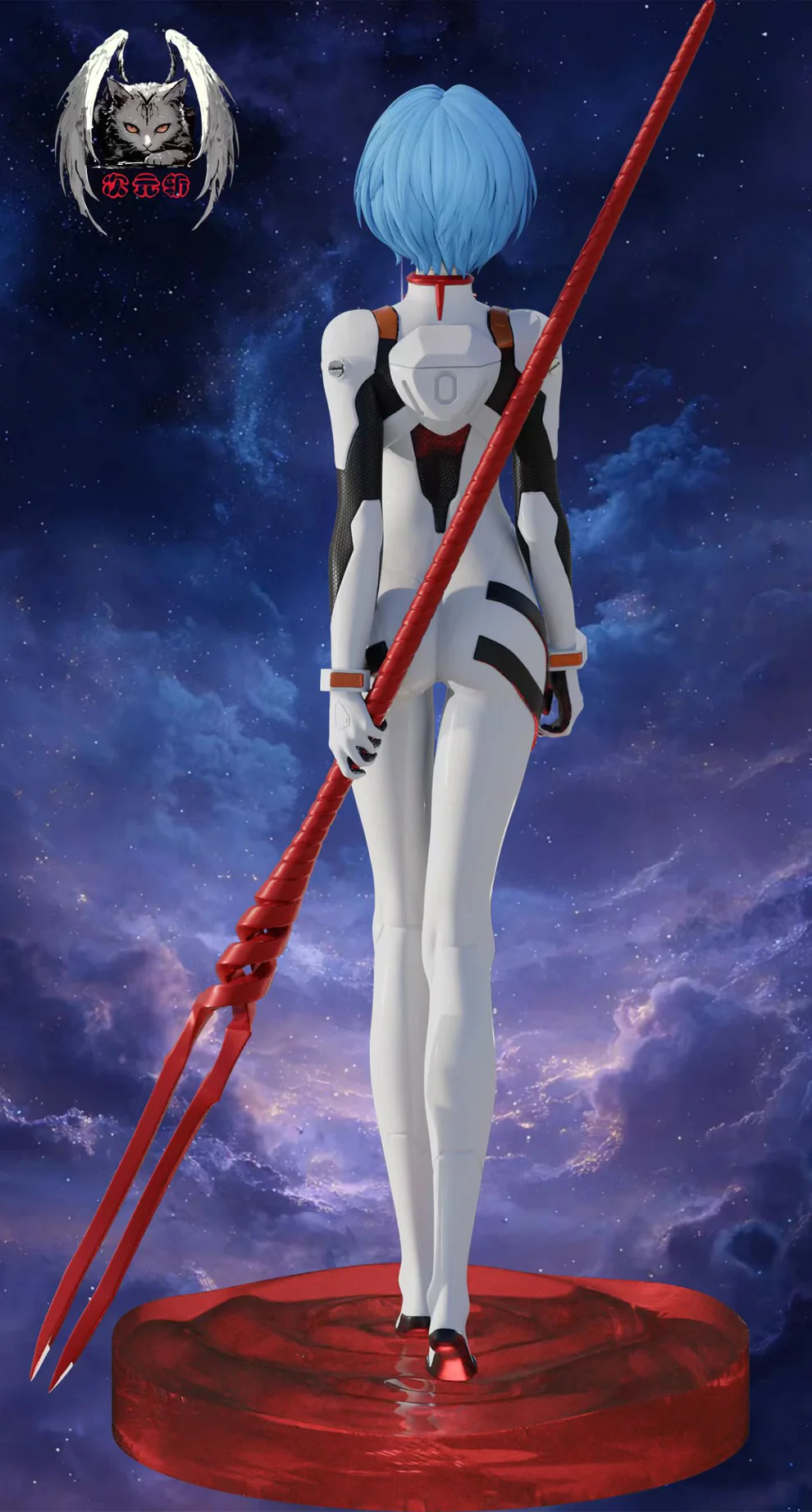 CYZ Studio – Ayanami Rei Neon Genesis Evangelion 1/6 Scale TOPGK Resin Statue - Image 4