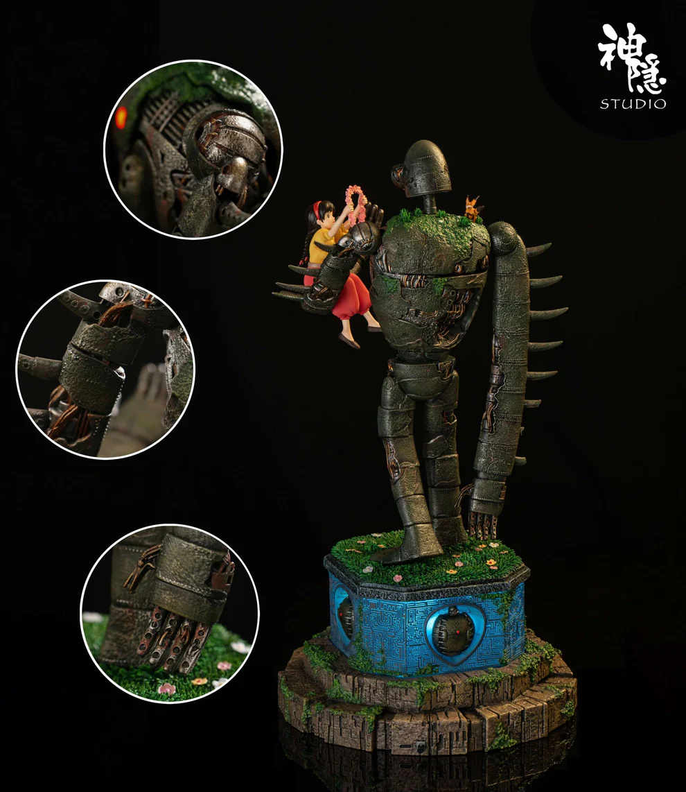 Castle in the Sky -Robot & Sheeta 1/6 Scale Statue – Shen Yin Studio - Image 6