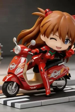 Cavial Rary KOC Studio – Asuka Langley Sohryu Motorcycle Neon Genesis Evangelion Resin Statue