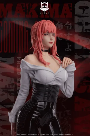 Alternative view of Chainsaw Man – Makima 1/4 Scale GK Statue – Akuma Studio