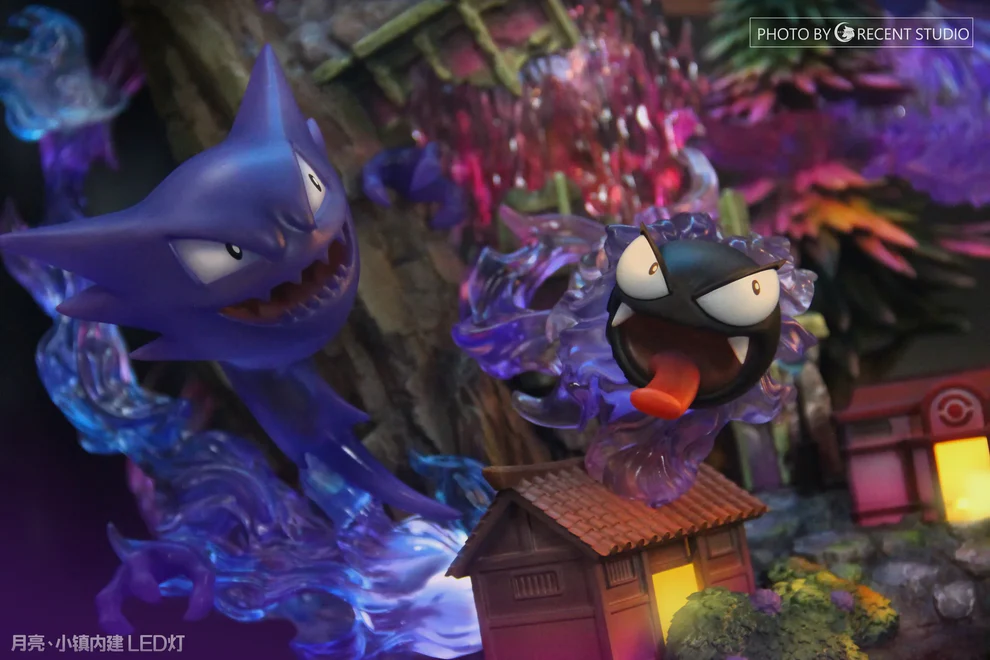 Pokémon – Lavender Town Ghost-Type Diorama Statue – Crescent Studio - Image 7