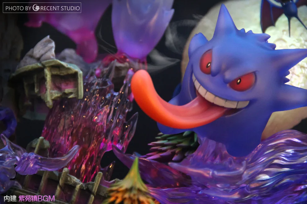 Pokémon – Lavender Town Ghost-Type Diorama Statue – Crescent Studio - Image 3
