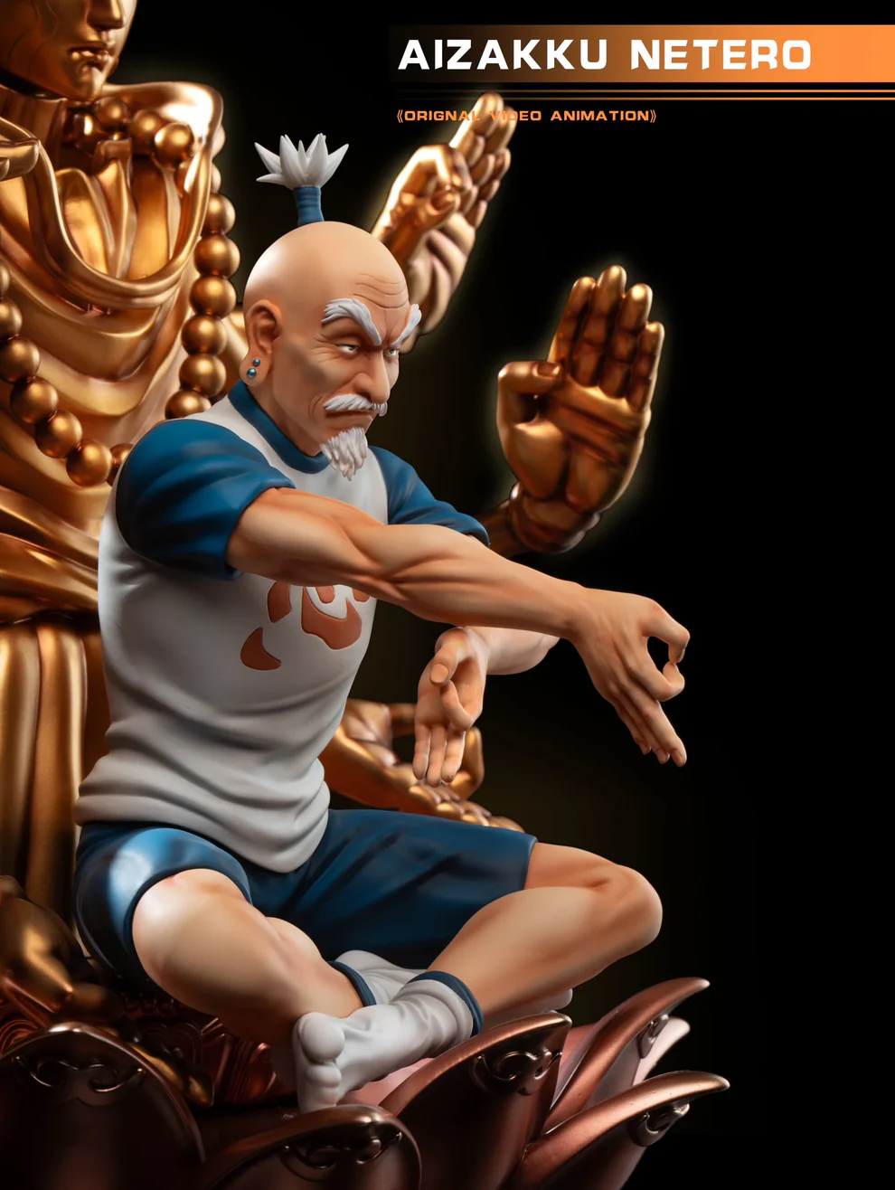Hunter × Hunter – Isaac Netero Hyakushiki Kannon Statue 1/6 & 1/4 Scale – YU Studio - Image 3