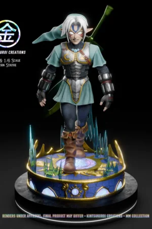The Legend of Zelda: Majora’s Mask – Fierce Deity Link LED Statue – Kintsukuroi Creations