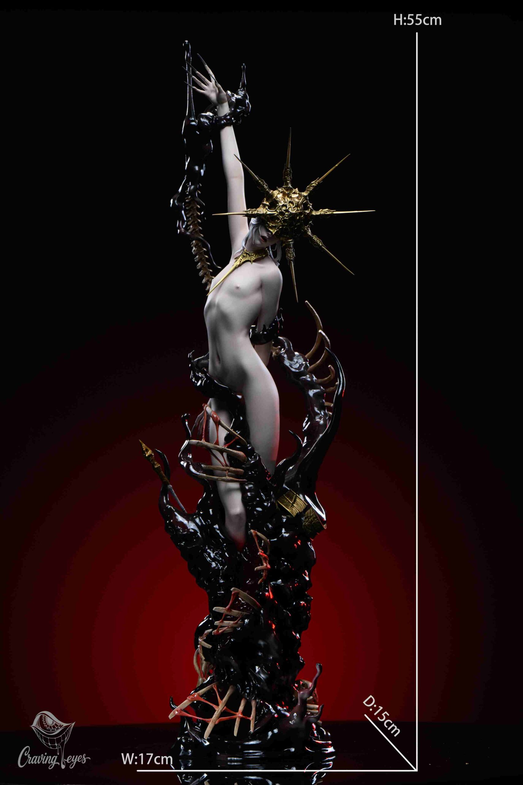 Dark Souls – Dark Sun Gwyndolin 1/5 Scale Resin Statue – Craving eyes Studio - Image 7