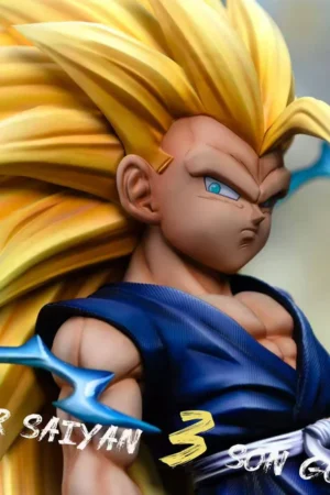 Alternative view of Dragon Ball GT – Super Saiyan 3 Kid Goku Statue – Smoker Studio