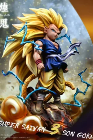 Dragon Ball GT – Super Saiyan 3 Kid Goku Statue – Smoker Studio