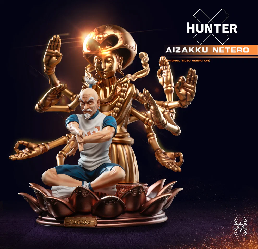 Hunter × Hunter – Isaac Netero Hyakushiki Kannon Statue 1/6 & 1/4 Scale – YU Studio - Image 2