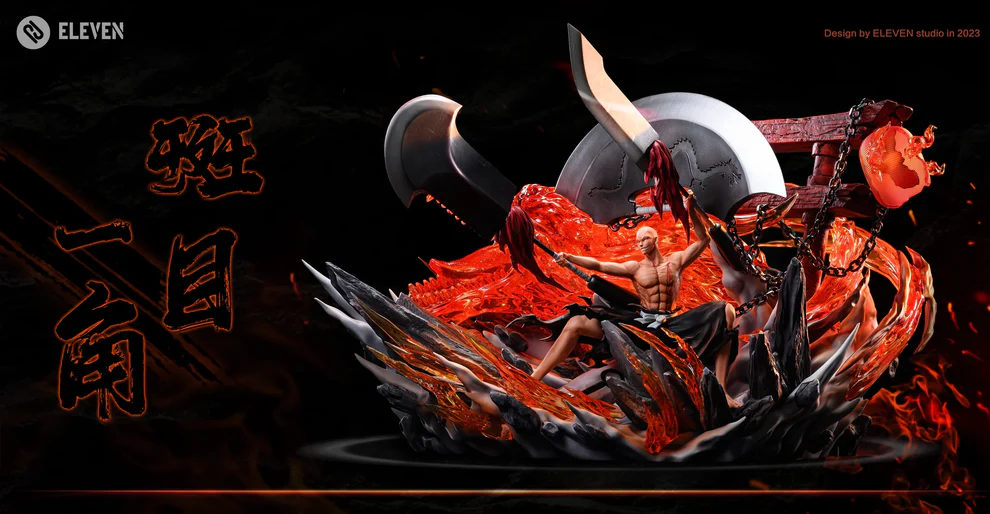 BLEACH – Madarame Ikkaku 1/6 Scale Statue – Eleven Studio