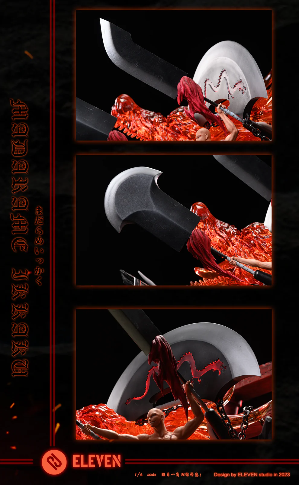 BLEACH – Madarame Ikkaku 1/6 Scale Statue – Eleven Studio - Image 4