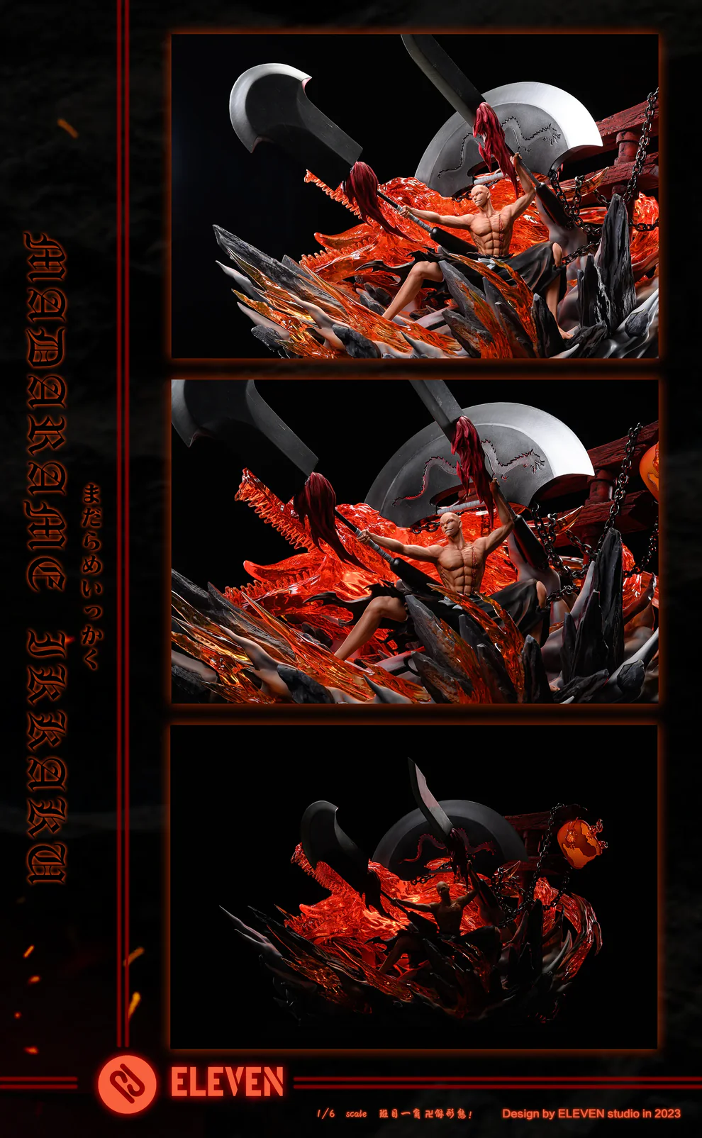 BLEACH – Madarame Ikkaku 1/6 Scale Statue – Eleven Studio - Image 5