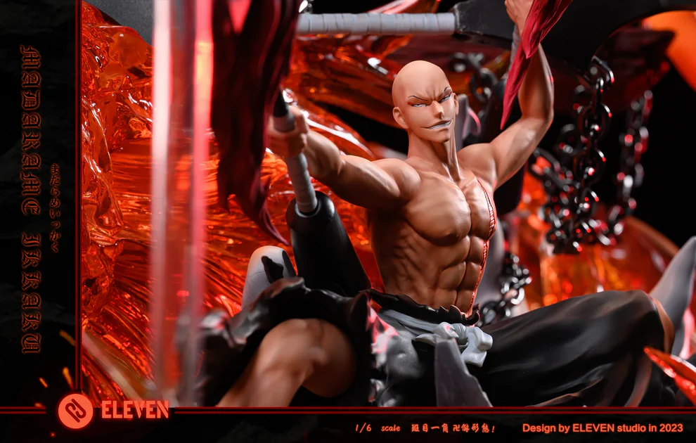 BLEACH – Madarame Ikkaku 1/6 Scale Statue – Eleven Studio - Image 2