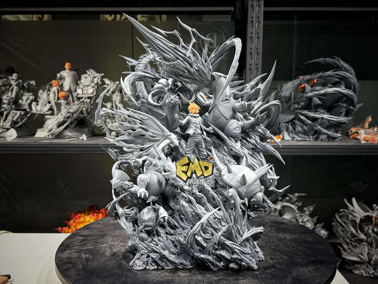 EMO Studio – Alain with LED Pokémon TOPGK Resin Statue