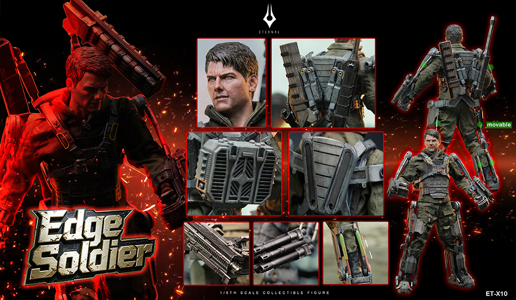 Eternal Studio – William Cage Edge Soldier ET-X11 Edge of Tomorrow 16 Scale Collectible Figure