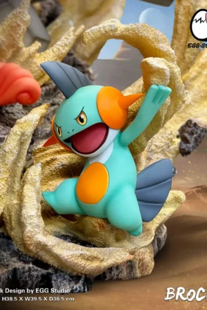 Alternative view of Pokémon – Brock & Rock-Type Pokémon Team Scene Statue – EGG Studio