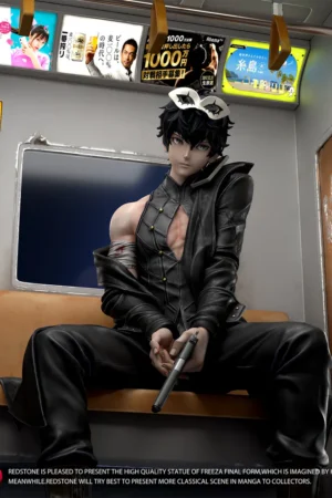 Persona 5 – Joker (Ren Amamiya) Train Scene 1/6 Scale GK Statue – Red Stone Studio Limited Edition