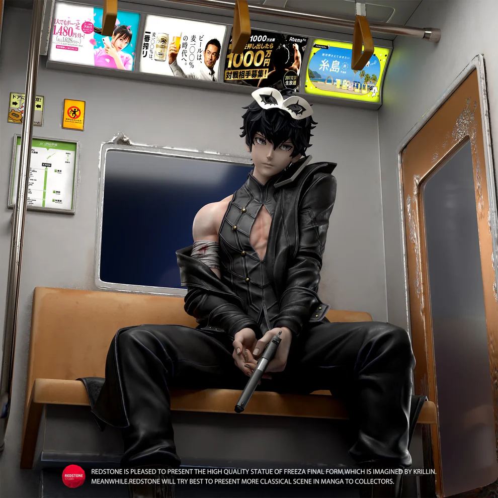 Persona 5 – Joker (Ren Amamiya) Train Scene 1/6 Scale GK Statue – Red Stone Studio Limited Edition