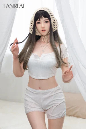 FANREAL Jia 158cm B-Cup Silicone Sex   Doll  Fresh & Cute Aesthetic, Hyper-Realistic Craftsmanship