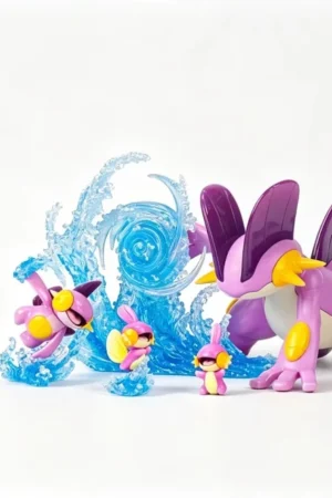 MN Studio – Swampert Evolution Set Pokémon 1/20 Scale Resin Diorama Collection