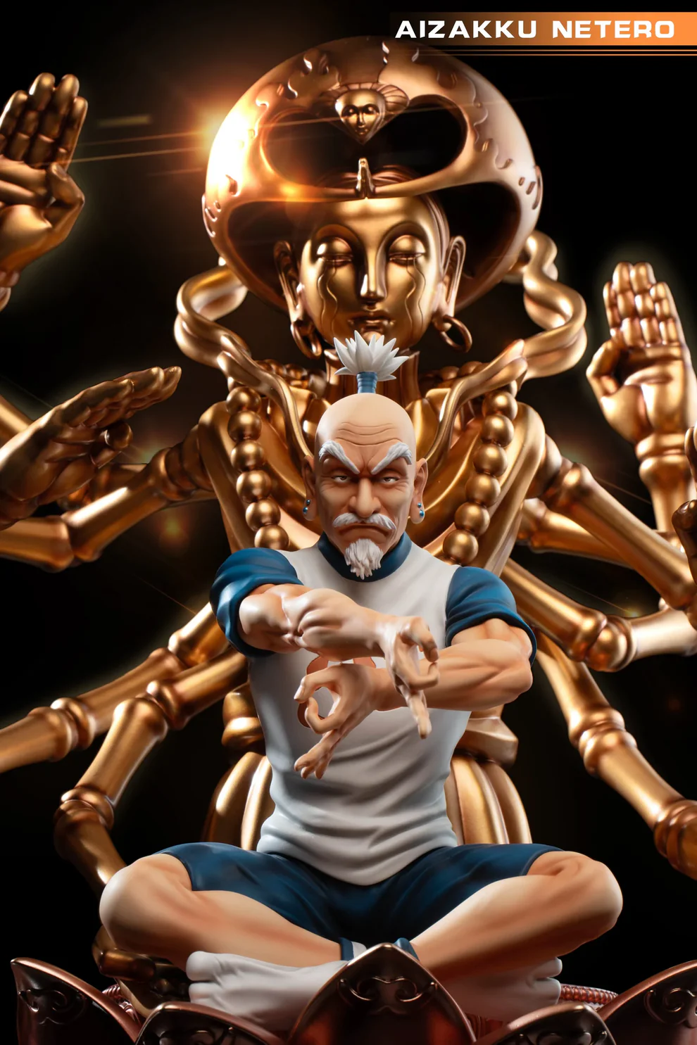 Hunter × Hunter – Isaac Netero Hyakushiki Kannon Statue 1/6 & 1/4 Scale – YU Studio