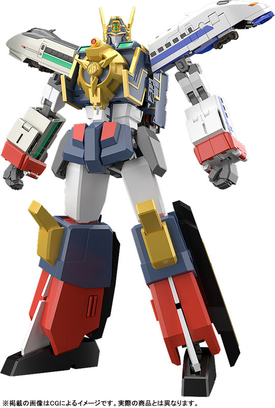 GSC - THE GATTAI The Brave Express Might Gaine Might Kaiser X Might Gaine Posable Figure (Licensed)