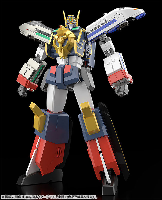 GSC - THE GATTAI The Brave Express Might Gaine Might Kaiser X Might Gaine Posable Figure (Licensed)