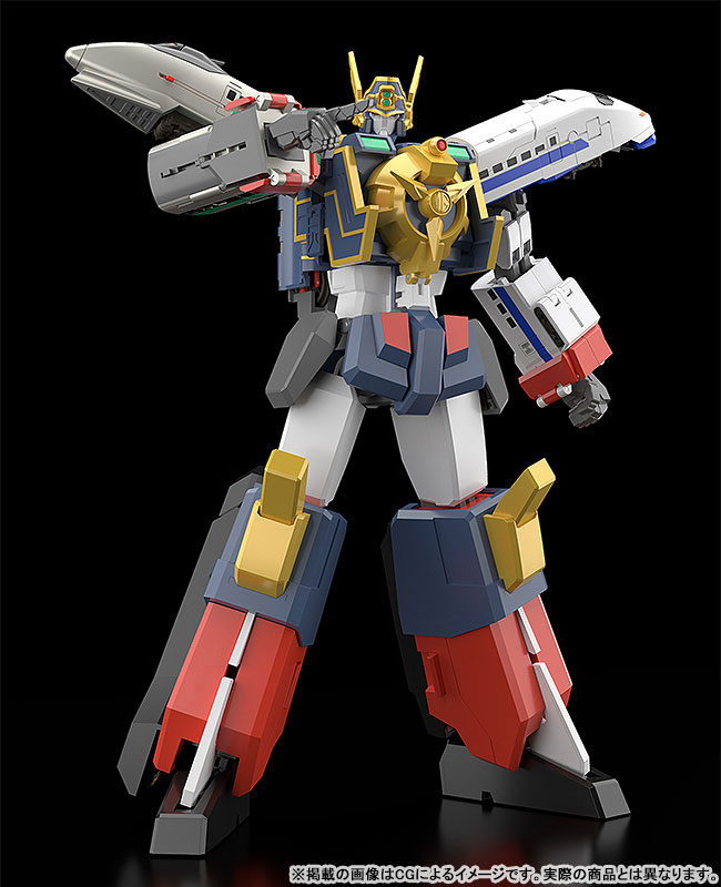 GSC - THE GATTAI The Brave Express Might Gaine Might Kaiser X Might Gaine Posable Figure (Licensed)