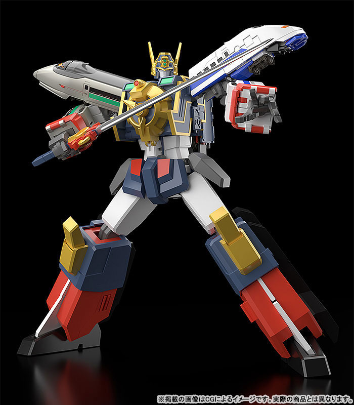 GSC - THE GATTAI The Brave Express Might Gaine Might Kaiser X Might Gaine Posable Figure (Licensed)