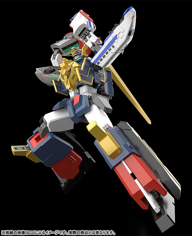 GSC - THE GATTAI The Brave Express Might Gaine Might Kaiser X Might Gaine Posable Figure (Licensed)