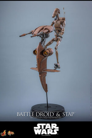 Hot Toys – Battle Droid & STAP Star Wars: Episode I – The Phantom Menace 1/6 Movie Masterpiece Figure Set