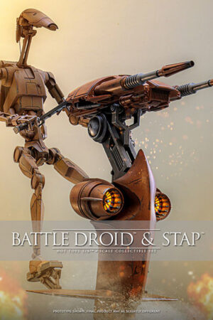 Hot Toys – Battle Droid & STAP Star Wars: Episode I – The Phantom Menace 1/6 Movie Masterpiece Figure Set