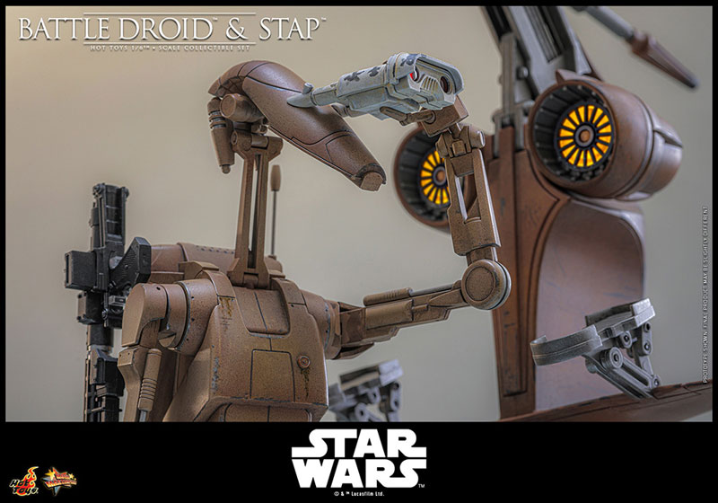 Hot Toys – Battle Droid & STAP Star Wars: Episode I – The Phantom Menace 1/6 Movie Masterpiece Figure Set