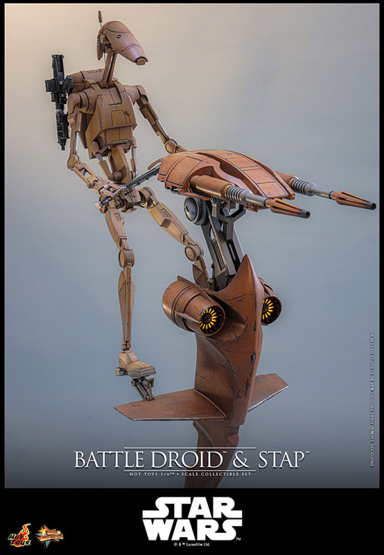 Hot Toys – Battle Droid & STAP Star Wars: Episode I – The Phantom Menace 1/6 Movie Masterpiece Figure Set