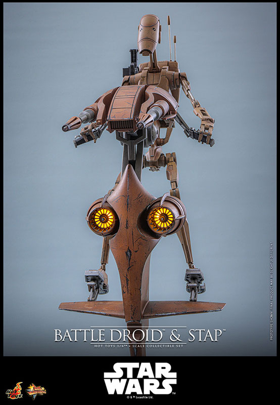 Hot Toys – Battle Droid & STAP Star Wars: Episode I – The Phantom Menace 1/6 Movie Masterpiece Figure Set