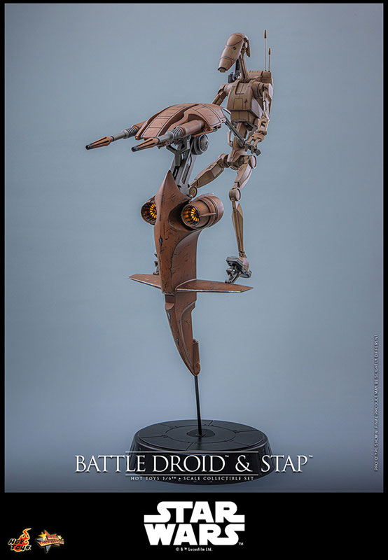 Hot Toys – Battle Droid & STAP Star Wars: Episode I – The Phantom Menace 1/6 Movie Masterpiece Figure Set
