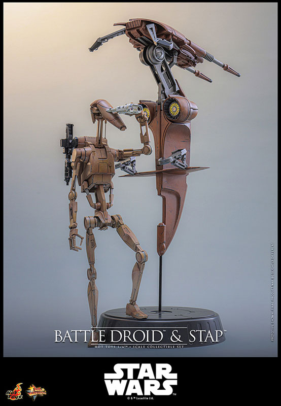 Hot Toys – Battle Droid & STAP Star Wars: Episode I – The Phantom Menace 1/6 Movie Masterpiece Figure Set