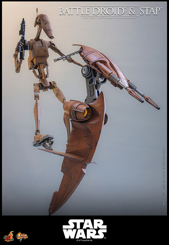 Hot Toys – Battle Droid & STAP Star Wars: Episode I – The Phantom Menace 1/6 Movie Masterpiece Figure Set