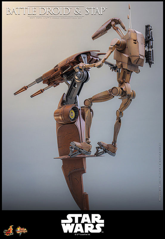 Hot Toys – Battle Droid & STAP Star Wars: Episode I – The Phantom Menace 1/6 Movie Masterpiece Figure Set