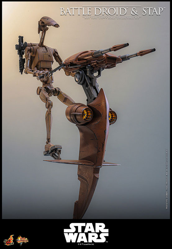Hot Toys – Battle Droid & STAP Star Wars: Episode I – The Phantom Menace 1/6 Movie Masterpiece Figure Set