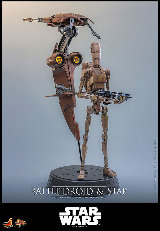 Hot Toys – Battle Droid & STAP Star Wars: Episode I – The Phantom Menace 1/6 Movie Masterpiece Figure Set