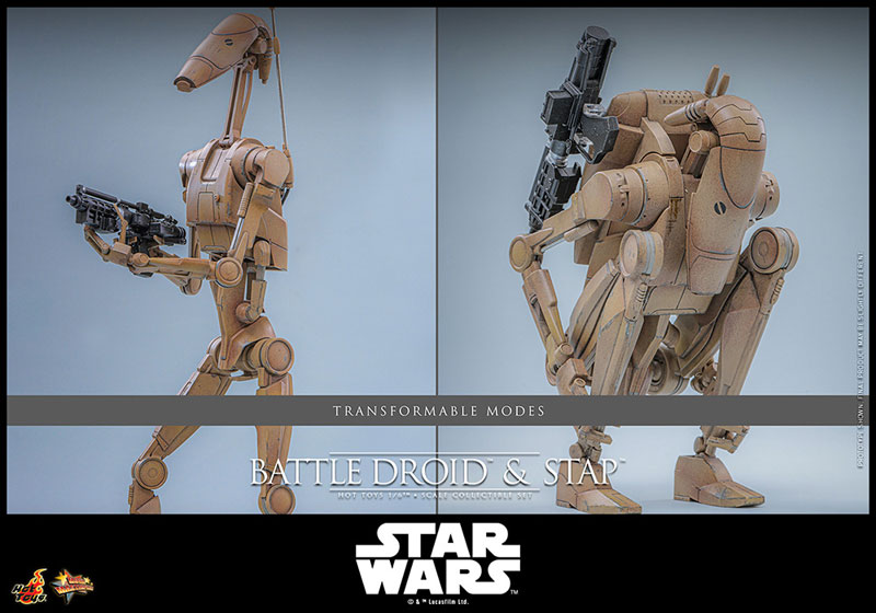Hot Toys – Battle Droid & STAP Star Wars: Episode I – The Phantom Menace 1/6 Movie Masterpiece Figure Set
