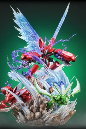 Pokémon – Scyther Evolution Line Anniversary Statue (Scyther & Scizor / Shiny Scizor Ver.) – Fantasy Studio