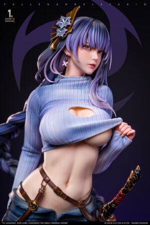 Alternative view of Genshin Impact – Raiden Shogun 1/4 Statue – FA Studio