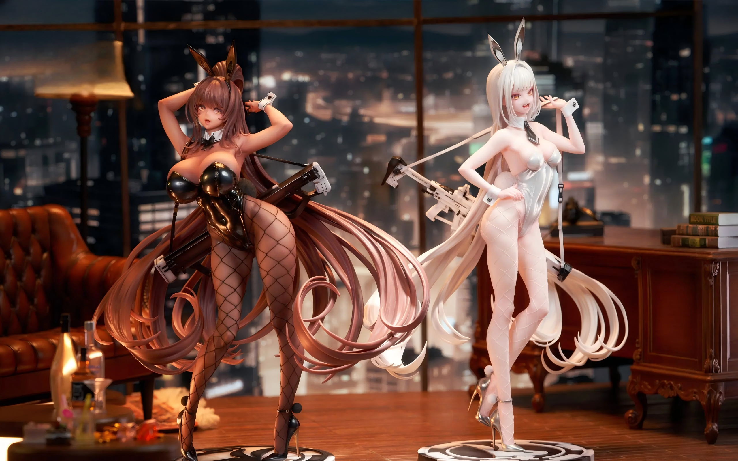 Goddess of Victory Nikke – Noir X Blanc 16 Scale Resin Statue – Pertop Studio
